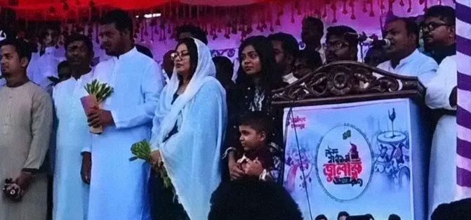 গাইবান্ধা সাজ্জিত-পাটওয়ারীর সামনে ‘জয় বাংলা, স্লোগান দিলেন এনসিপি নেতা,