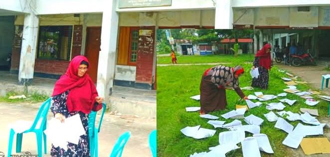 চাঁদপুরের হাজীগঞ্জ উপজেলা মহিলা বিষয়ক কর্মকর্তার কার্যালয়ের বেহাল দশা।