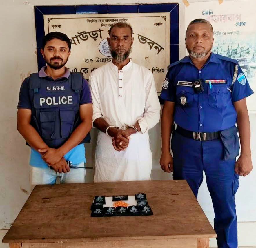 আখাউড়া থানা পুলিশের অভিযানে ২০০০ ইয়াবা ট্যাবলেট সহ মাদক ব্যবসায়ী প্রঃ ভাষানী ০১ গ্রেফতার