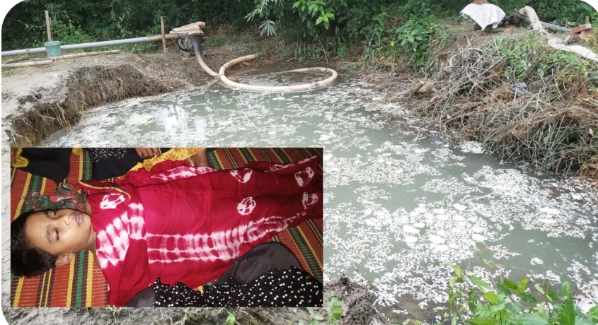 ঠাকুরগাঁওয়ে ড্রেজারে পুকুর খননের পর পানিতে ডুবে ৫ বছরের শিশুর মৃত্যু