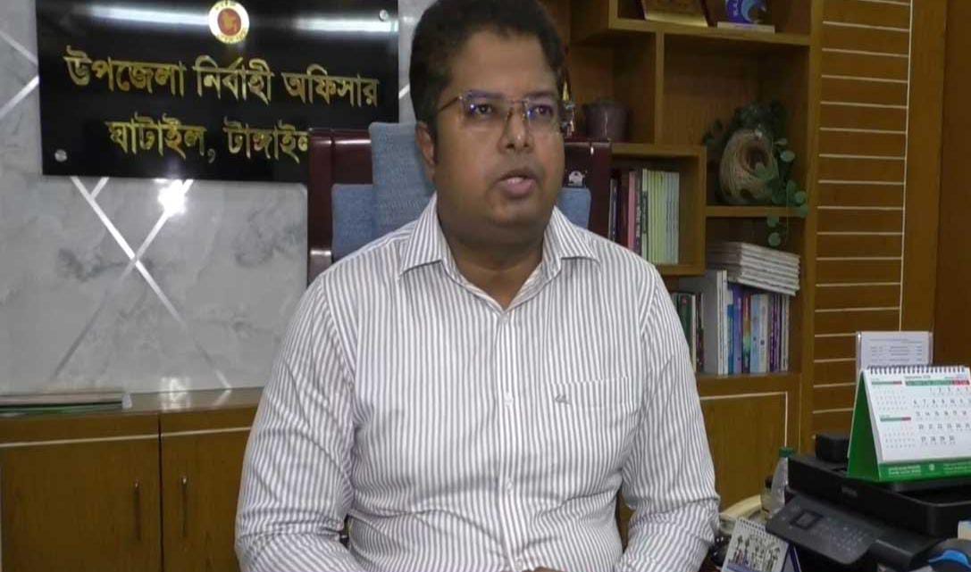 ঘাটাইলে তথ্য চেয়ে আবেদন করায় সাংবাদিককে ইউএনওর হুমকি